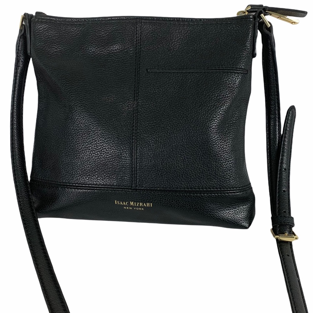 Isaac Mizrahi Kay Leather Crossbody Perforated Bag